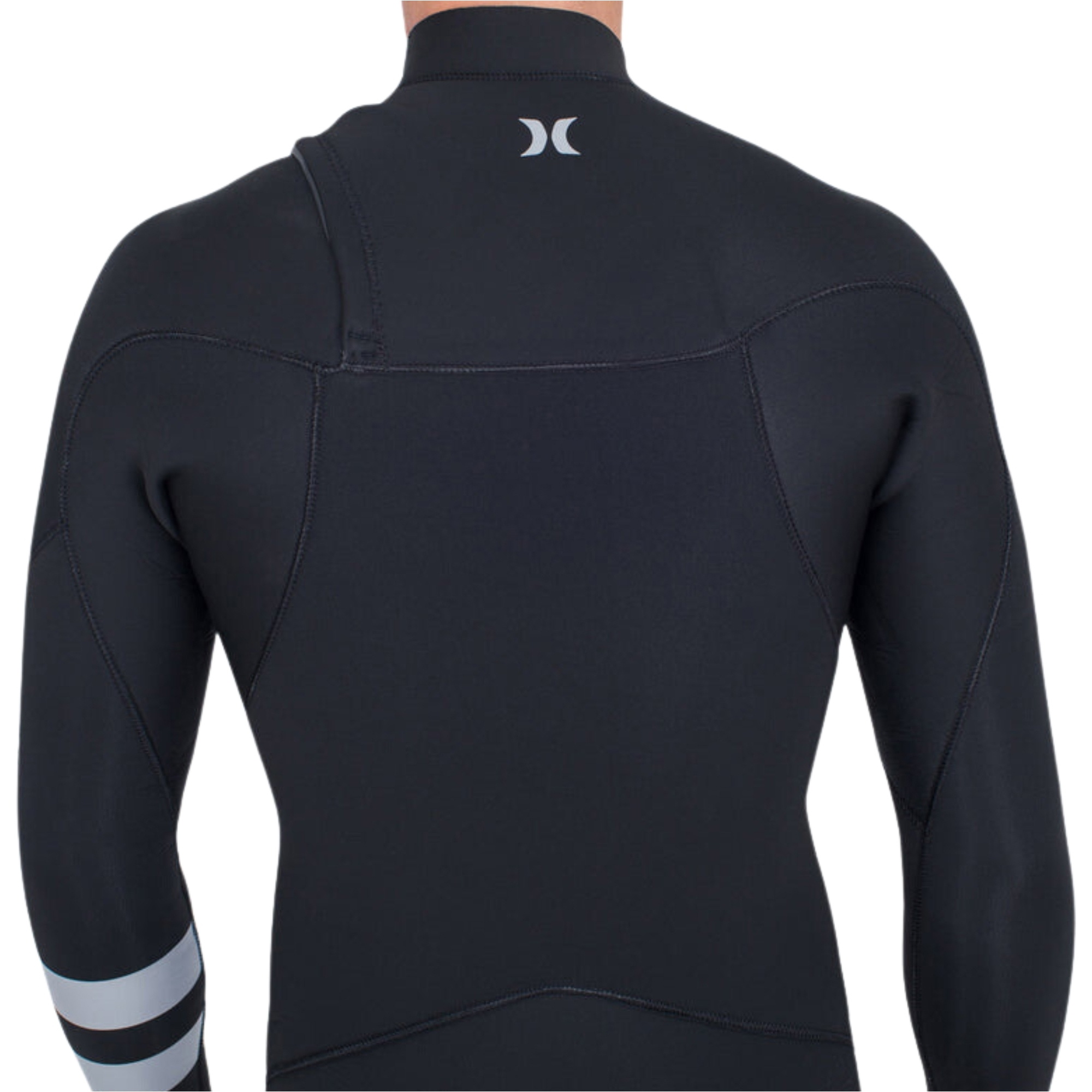 2025 Hurley Advant 5/3mm Chest Zip Våddragt MFS0013533 - Til Mænd Black